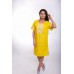 Embroidered Mini Dress "Joyful Youth" Yellow